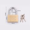 Copper Padlock Small Lock, Style: Short Lock Beam, 25mm Open - Image 2