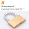 Copper Padlock Small Lock, Style: Long Lock Beam, 30mm Open - Image 6