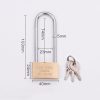 Copper Padlock Small Lock, Style: Long Lock Beam, 40mm Not Open - Image 2