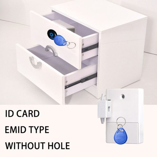 T3 ABS Magnetic Card Induction Lock Invisible Bilateral Open Cabinet Door Lock (Grey) - Image 10
