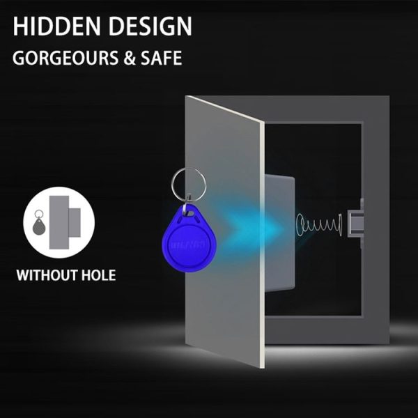 T3 ABS Magnetic Card Induction Lock Invisible Bilateral Open Cabinet Door Lock (Grey) - Image 11