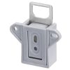 T3 ABS Magnetic Card Induction Lock Invisible Bilateral Open Cabinet Door Lock (Grey) - Image 4
