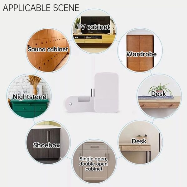 T1 Bluetooth + Tuya APP Smart Drawer Lock Invisible Lock, Support Remote Control Unlocking - Image 12