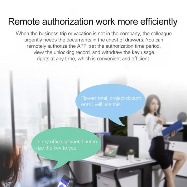 T1 Bluetooth + Tuya APP Smart Drawer Lock Invisible Lock, Support Remote Control Unlocking - Image 7