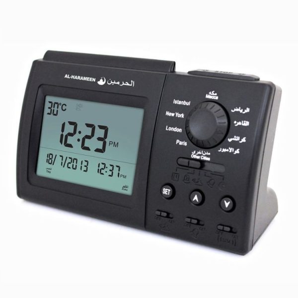 LCD Display Muslim AZAN Clock Arab Desktop Alarm Clock - Image 2