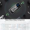 Bedside Alarm Clock Sound Control Mirror LED Music Clock (Black) - Image 8