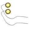 2 PCS DC 12V 10W 6000K Dual Circular Car DRL Daytime Running Lights Lamp (White Light + Yellow Light) - Image 2