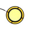 2 PCS DC 12V 10W 6000K Dual Circular Car DRL Daytime Running Lights Lamp (White Light + Yellow Light) - Image 3