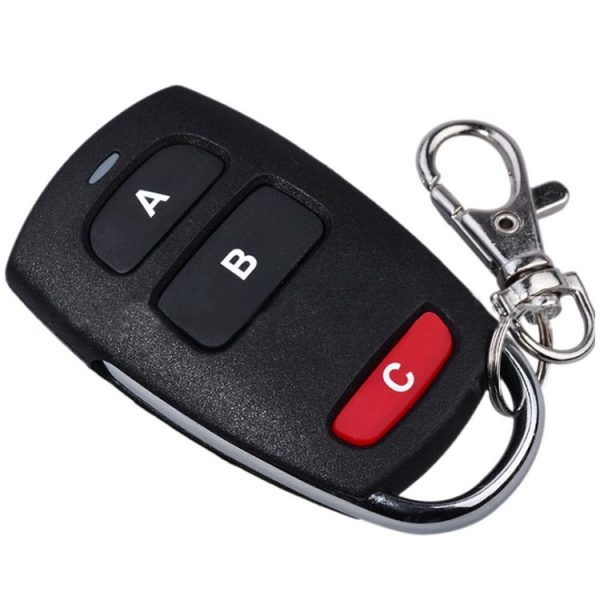 433MHz Copy Type Wireless Industrial 3 Buttons Copy Remote Control Transmitter (Black) - Image 2