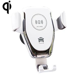 Car Air Outlet Bracket Wireless Charger Qi Standard Wireless Charger (White)