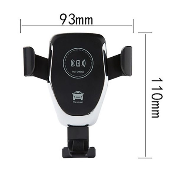 Car Air Outlet Bracket Wireless Charger Qi Standard Wireless Charger (White) - Image 5