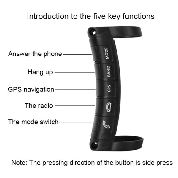 1 Set Universal Steering Wheel Controller Wireless Multifunctional DVD Navigation Key Remote Controller - Image 4
