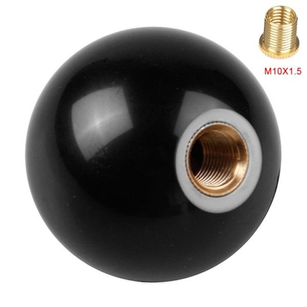 Black 8 Ball Shift Knob for Automatic Gear Shifer, Adapter Size: M10 x 1.5 - Image 4