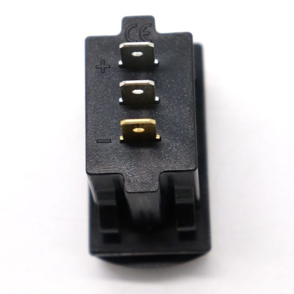 B3170 10-60V Switch Shape Double Display Voltage Tester with LED Display Light (Blue) - Image 5