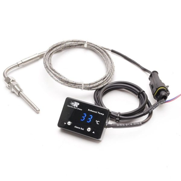 CNSPEED Car Tail Gas Digital Display Thermometer with Sensor P-ETM-01 (Blue) - Image 2
