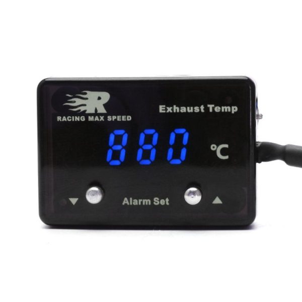 CNSPEED Car Tail Gas Digital Display Thermometer with Sensor P-ETM-01 (Blue) - Image 3