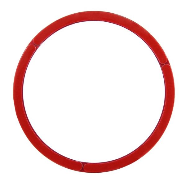 Car Aluminum Steering Wheel Decoration Ring For Audi (Red) - Image 3