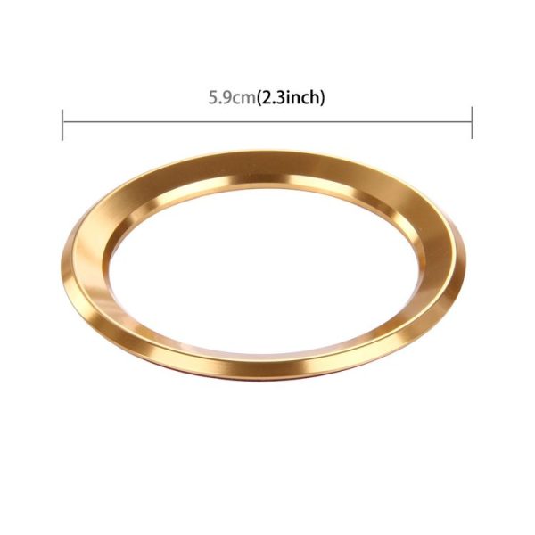 Car Aluminum Steering Wheel Decoration Ring For BMW (Gold) - Image 4