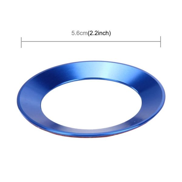 Car Aluminum Steering Wheel Decoration Ring For Volkswagen (Blue) - Image 4