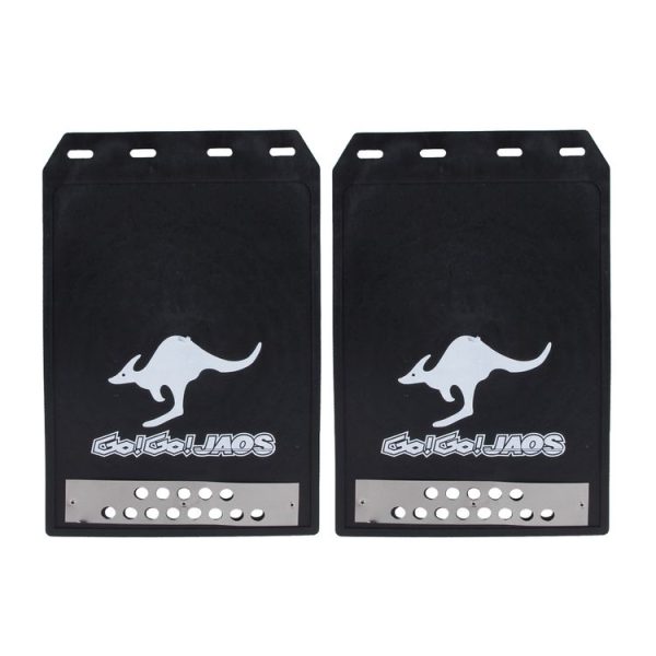 2 PCS WS-003 Premium Heavy Duty Molded Splash Mud Flaps Auto Front and Rear Guards, Small Size, Random Pattern Delivery (Black) - Image 2