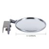 Vehicle Front Blind Area Wide-angle Adjustable Left Side Observation Mirror (Silver) - Image 5
