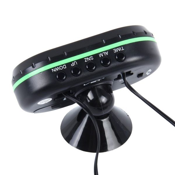 VST-7009V 4 In 1 Digital Car Thermometer Voltage Meter Luminous Clock Tester Detector LCD Monitor Back light (Green Light) - Image 3