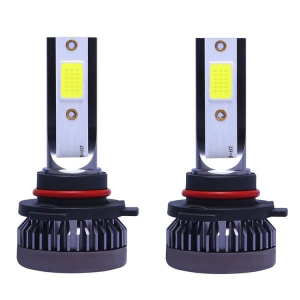 2 PCS 9006 DC9-36V / 36W / 8000K / 6000LM IP68 Car / Motorcycle Mini COB LED Headlight Lamps / Fog Light (Ice Blue Light) - Image 2