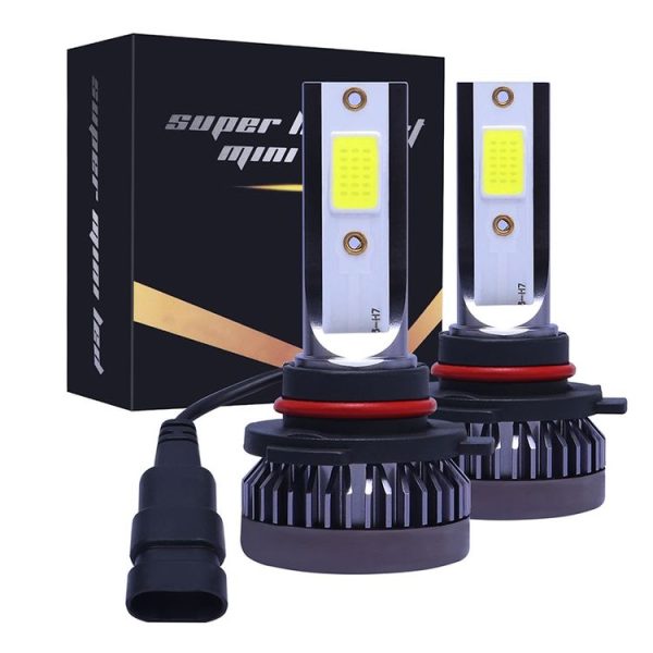 2 PCS 9006 DC9-36V / 36W / 8000K / 6000LM IP68 Car / Motorcycle Mini COB LED Headlight Lamps / Fog Light (Ice Blue Light) - Image 5