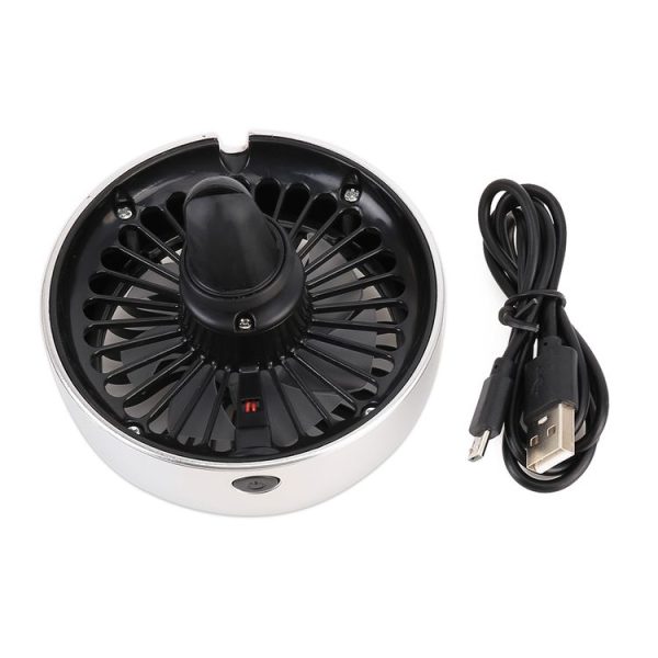 Multi-function Portable Car Air Outlet Sucker Electric Cooling Fan (Black) - Image 8