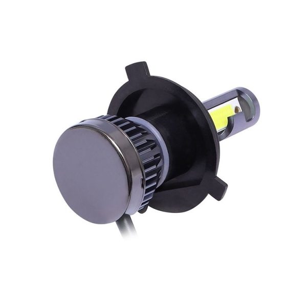 2 PCS H4 DC9-36V / 36W / 3000K / 6000LM IP68 Car / Motorcycle Mini COB LED Headlight Lamps / Fog Light (Gold Light) - Image 4
