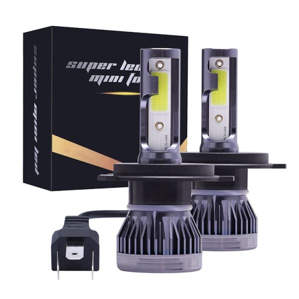 2 PCS H4 DC9-36V / 36W / 3000K / 6000LM IP68 Car / Motorcycle Mini COB LED Headlight Lamps / Fog Light (Gold Light) - Image 5