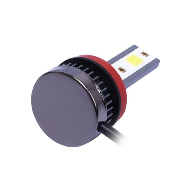 2 PCS H11 DC9-36V / 36W / 3000K / 6000LM IP68 Car / Motorcycle Mini COB LED Headlight Lamps / Fog Light (Gold Light) - Image 4