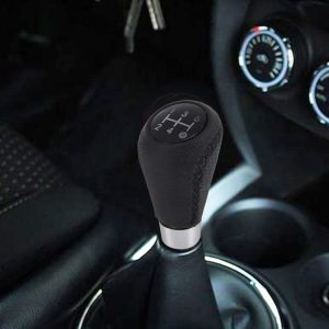 Universal 5-Speed Manual Shift Knob Manual Gear Shift Knob Stick Head Fit for All Car (Black)