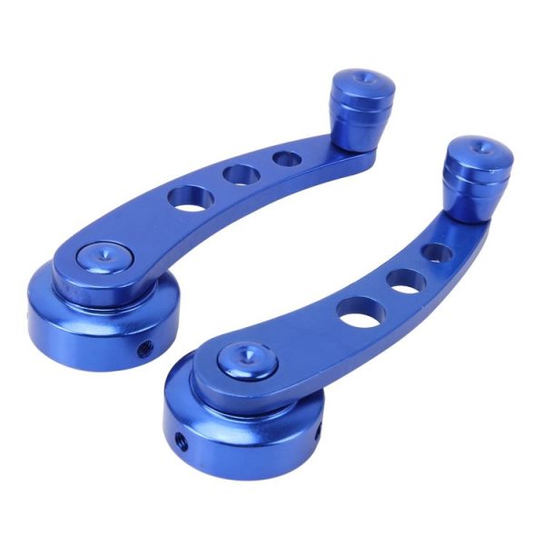 1 Pair Universal Car Wagon Door Window Crank Handle Winder Manual Door Crank Handle Window Winders (Blue) - Image 2