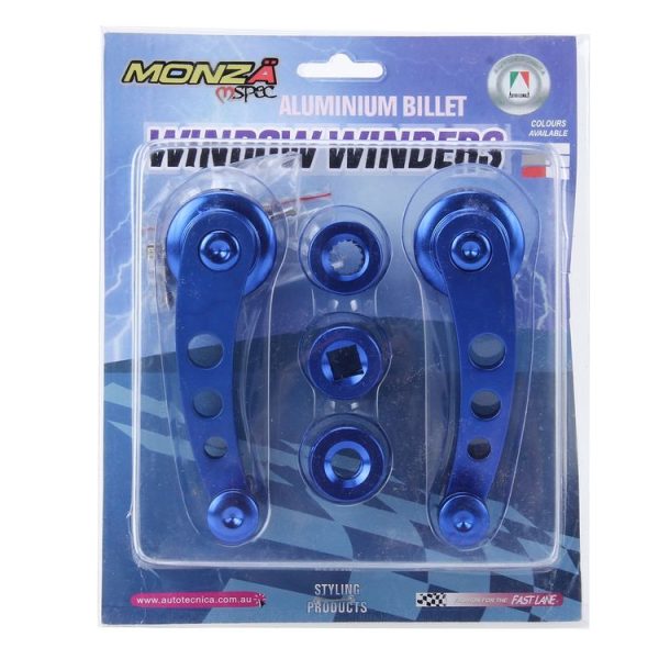 1 Pair Universal Car Wagon Door Window Crank Handle Winder Manual Door Crank Handle Window Winders (Blue) - Image 6