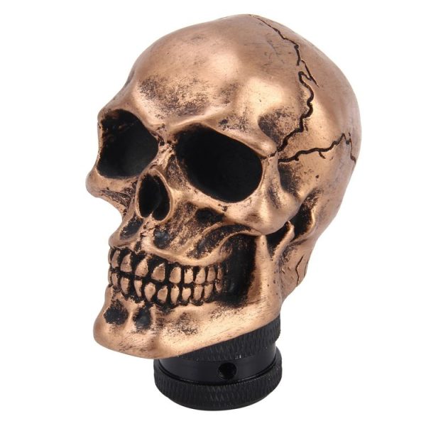Universal Skull Head Shape Resin ABS Manual or Automatic Gear Shift Knob Fit for All Car - Image 2