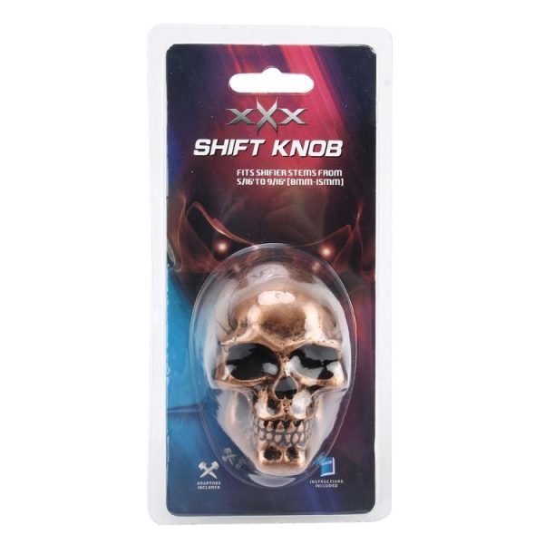 Universal Skull Head Shape Resin ABS Manual or Automatic Gear Shift Knob Fit for All Car - Image 7
