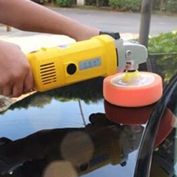 Polishing Disc Auto Polishing Machine Dedicated Sponge Wheel Wax Polishing Sponge Decontamination Sponge, Screw Hole Diameter: 14mm