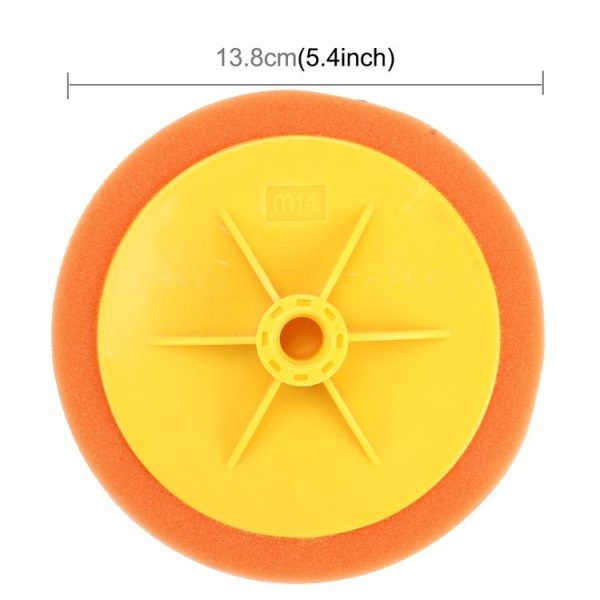 Polishing Disc Auto Polishing Machine Dedicated Sponge Wheel Wax Polishing Sponge Decontamination Sponge, Screw Hole Diameter: 14mm - Image 5