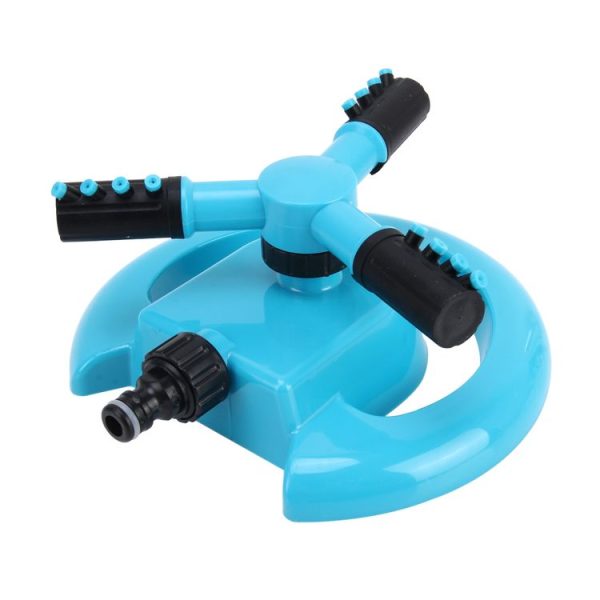 Garden Automatic Rotating Nozzle 360 Degree Rotary Automatic Sprinkler Garden Lawn Watering Nozzle, Applicable for 1 / 2 inch Water Pipes (Blue) - Image 2