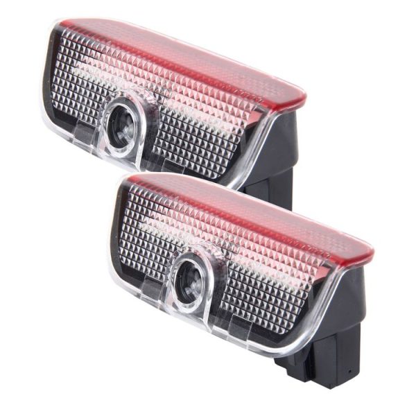 2 PCS LED Car Door Welcome Logo Car Brand 3D Shadow Light for Porsche - Image 2