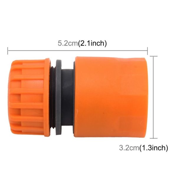 Hose Connector Garden Tools Quick Connectors Repair Damaged Leaky Adapter Garden Water Irrigation 1 / 2 inch Connector Joints Garden Irrigation Watering Straight Gun, Random Color Delivery - Image 6