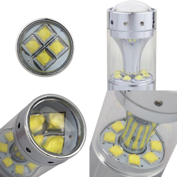 2 PCS 9006 60W 1200 LM 6000K Car Fog Lights with 12 CREE XB-D LED Lamps, DC 12V (White Light) - Image 5