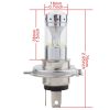 2 PCS H4 60W 1200 LM 6000K Car Fog Lights with 12 CREE XB-D LED Lamps, DC 12V (White Light) - Image 3