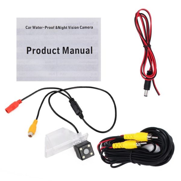 656x492 Effective Pixel HD Waterproof 4 LED Night Vision Wide Angle Car Rear View Backup Reverse Camera for Nissan Patrol 2017-2018 / Kicks 2017-2018 - Image 9