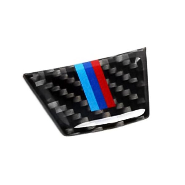 Car Carbon Fiber Steering Wheel Decorative Sticker for BMW E90 / E92 - Image 2