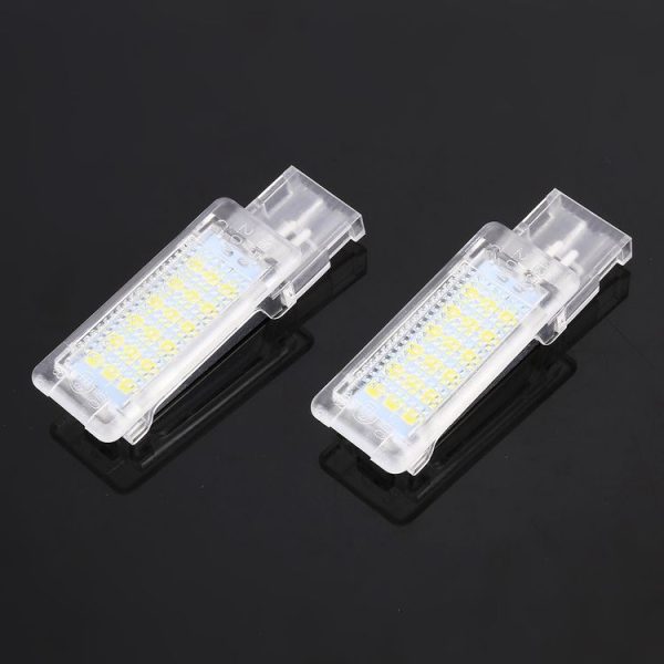 2 PCS DC12V / 1.5W / 6000K / 100LM Car Foot Nest Lights Footwell Lamp Seat Lamp 18LEDs SMD-3528 Lamps for Volkswagen (White Light) - Image 2