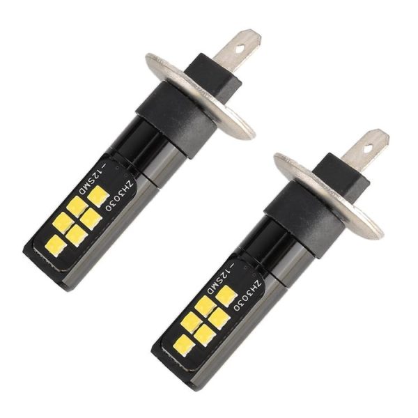 2 PCS H1 DC9-16V / 3.5W / 6000K / 320LM Car Auto Fog Light 12LEDs SMD-ZH3030 Lamps, with Constant Current (White Light) - Image 2