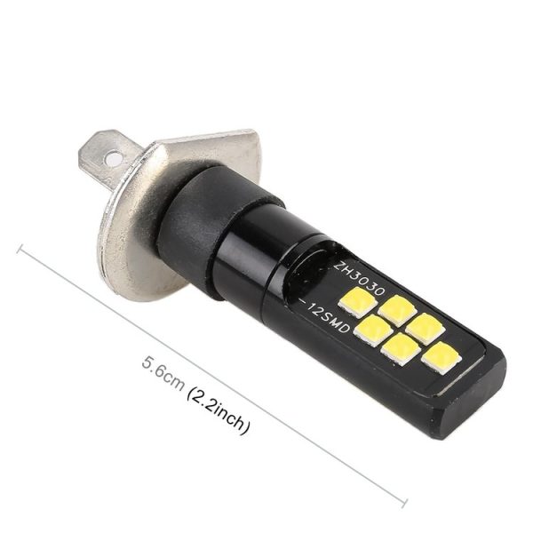 2 PCS H1 DC9-16V / 3.5W / 6000K / 320LM Car Auto Fog Light 12LEDs SMD-ZH3030 Lamps, with Constant Current (White Light) - Image 3