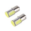 2 PCS 1156 / BA15S 5W 6000K 350lm 4 COB LEDs Canbus Car Brake Light Tail Light Bulb, DC 12V (White Light) - Image 2